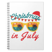 Kerstmis in juli notitieboek (Voorkant)