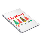 Kerstmis in juli notitieboek (Rechterzijde)