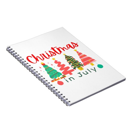 Kerstmis in juli notitieboek (Rechterzijde)