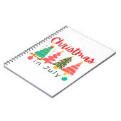 Kerstmis in juli notitieboek (Linkerzijde)