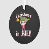 Kerstmis in juli ornament (voorkant)