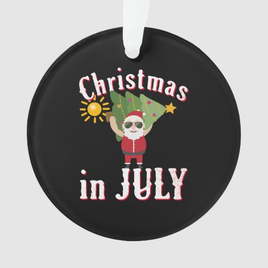 Kerstmis in juli ornament (voorkant)