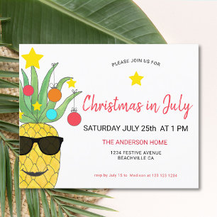 Kerstmis in juli Pineappel Party