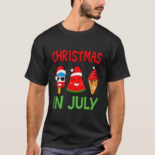 Kerstmis in juli Poppen watermeloen T-shirt (Voorkant)
