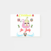 Kerstmis in juli post-it® notes (Voorkant)