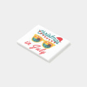 Kerstmis in juli post-it® notes (Schuin)