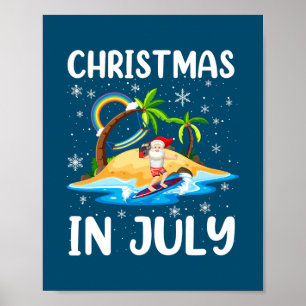Kerstmis in juli poster