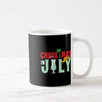 Kerstmis in juli Prettig kerstfeest Zomer Grappige Koffiemok