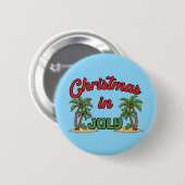 Kerstmis in juli ronde button 5,7 cm (Voorkant /achterkant)