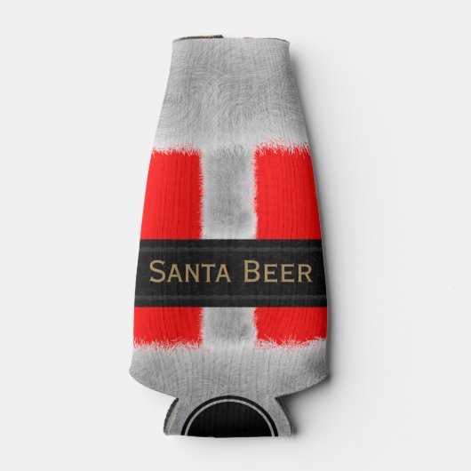 Kerstmis in juli Santa Beer Flesjeskoeler (Voorkant)