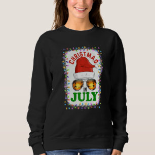 Kerstmis in juli Santa Hat Sunbril Vaca Trui