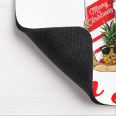 Kerstmis in juli Santa Hawaiian Surfing T Shirt Muismat (Hoek)