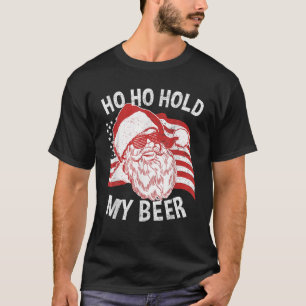 Kerstmis in Juli Santa Ho Houd Mijn Bierbier Drink T-shirt
