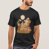 Kerstmis in juli Santa Reindeer Sunbathing Ha T-shirt (Voorkant)