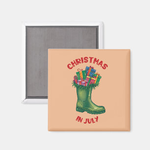 Kerstmis in juli, Santa's Laars van Goed Geluk Magneet