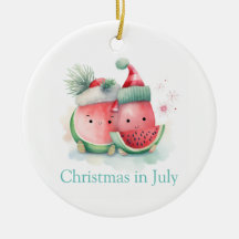 Kerstmis in juli schattig