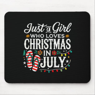 Kerstmis in juli shirt meisjes grappig zomer stran muismat