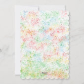 Kerstmis in juli Sinterklaas  Feestdagenkaart (Achterkant)