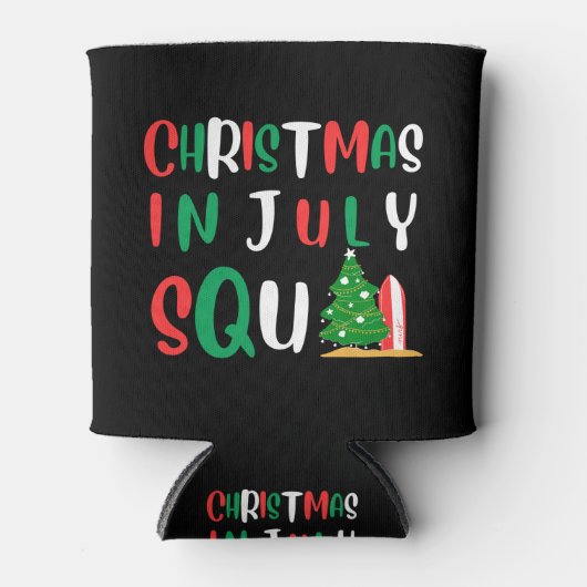 Kerstmis in juli Squad Blikjeskoeler (Voorkant)