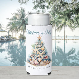 Kerstmis in juli-strand seltzer blikjeskoeler