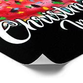 Kerstmis in juli Summer Design Melon Kerstmis Poster (Hoek)