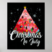 Kerstmis in juli Summer Design Melon Kerstmis Poster (Voorkant)