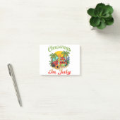 Kerstmis in juli Surfen Zomer Watermeloen Post-it® Notes (Kantoor)