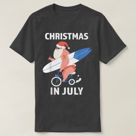 Kerstmis in juli t-shirt (Design voorkant)
