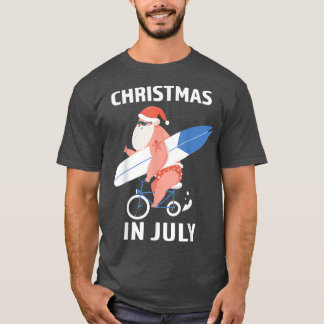 Kerstmis in juli t-shirt