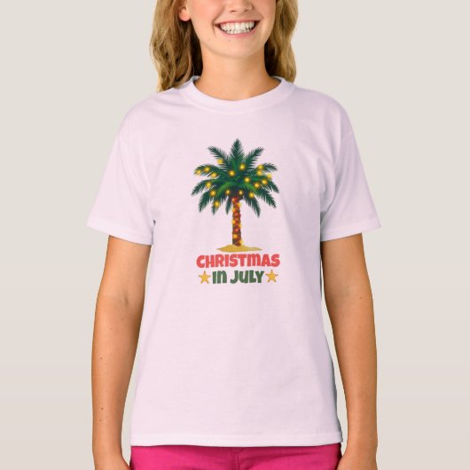 Kerstmis in juli t-shirt (Voorkant)