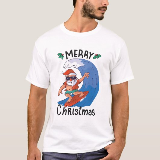 Kerstmis in juli t-shirt (Voorkant)