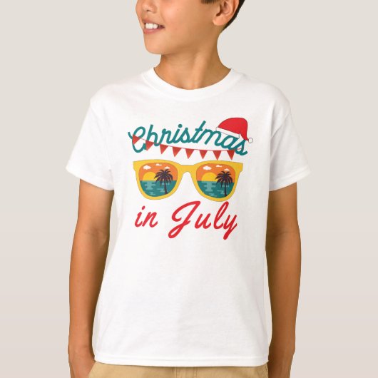 Kerstmis in juli T-Shirt (Voorkant)