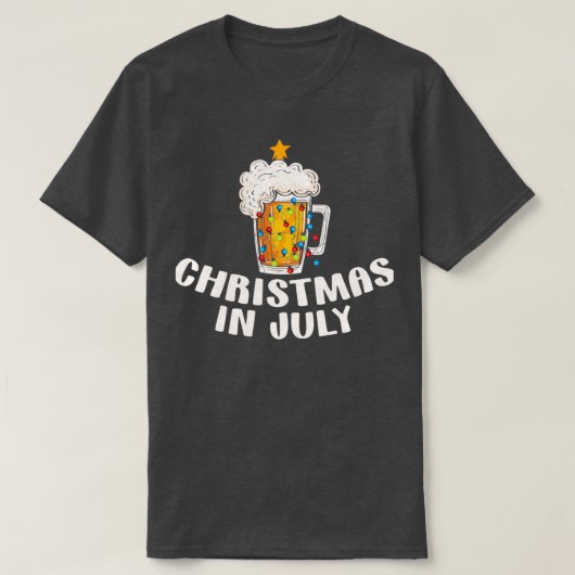 Kerstmis in juli t-shirt (Design voorkant)