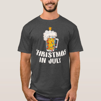 Kerstmis in juli t-shirt