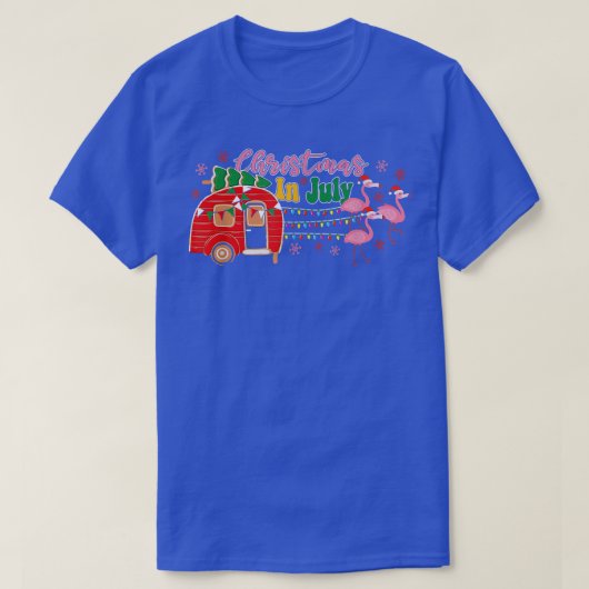 Kerstmis in juli t-shirt (Design voorkant)