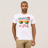 Kerstmis in juli t-shirt (Voorkant volledig)