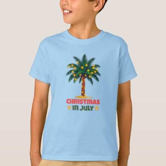 Kerstmis in juli t-shirt (Voorkant)