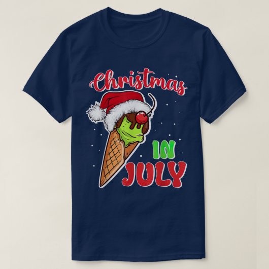 Kerstmis in juli T-Shirt (Design voorkant)