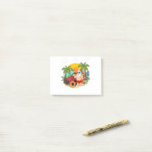 Kerstmis in juli T-shirt Funny Santa Summer Beach Post-it® Notes (Op bureau)