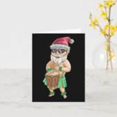 Kerstmis in juli T Shirt Grappig Santa Hawaiian Su Kaart (Gele Bloem)