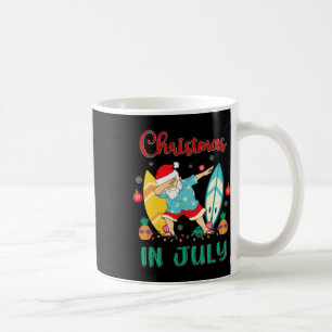 Kerstmis in juli T-shirt Grappige Kerstman Zomer S Koffiemok