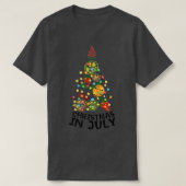 Kerstmis in juli T-shirt kerstboom zomerMan W (Design voorkant)