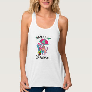 Kerstmis in juli tanktop