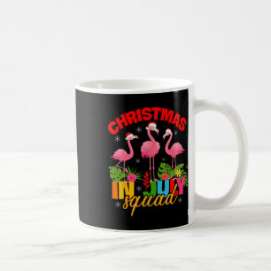 Kerstmis In Juli Team Flamingo Kerstman Hoed Kinde Koffiemok