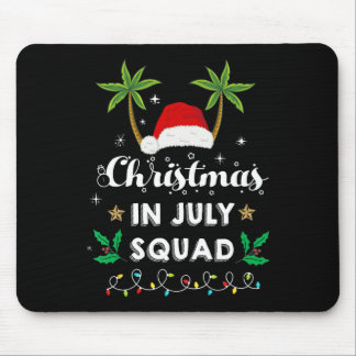 Kerstmis In Juli Team Funny Zomer Xmas Santa Hoed Muismat