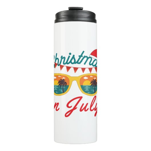 Kerstmis in juli thermosbeker (Voorkant)