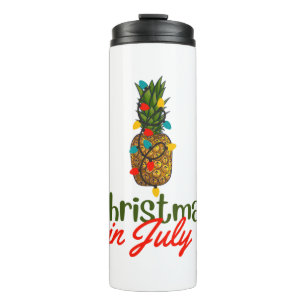 Kerstmis in juli thermosbeker