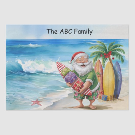 KERSTMIS IN JULI TISSUEPAPIER (Voorkant)