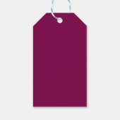 Kerstmis in juli Tropisch strandontwerp met Kerstm Cadeaulabel (Achterkant)