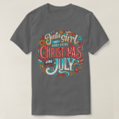 Kerstmis in juli Vibes Omarm de feestelijke geest T-shirt (Design voorkant)